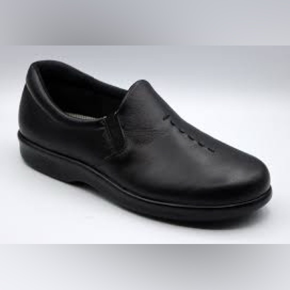 SAS Viva slip on loafer black leather women’s size 8.5 comfort shoes orthopedic - Picture 1 of 9